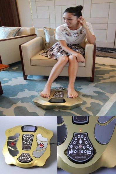 Nikadu Hem Ayak Hem De 4 Adet Elektroped Ile Vücut Da Kullanılabilir Elektromanyetik Ağrı Alan Tens Cihazı - Resim 5