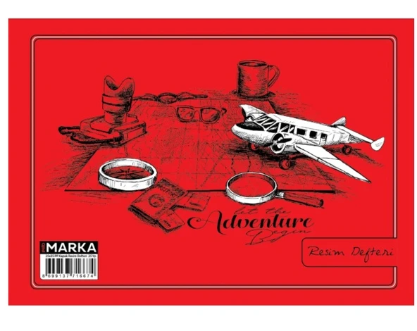 Resim Defteri 35X50 Spiralli Pp Kapak Karışık renk- 1 adet ürün görseli 1