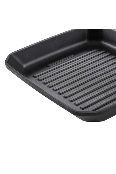 Nehir Royal Elite Square Siyah Alüminyum Döküm 7 Parça Tencere Set - Resim 6