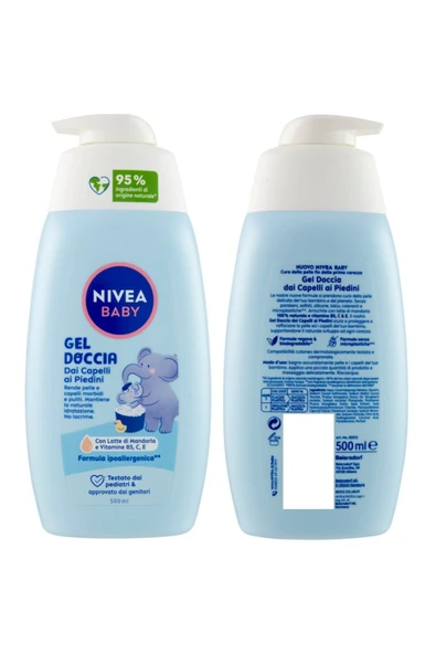 NIVEA NIVEA  Baby Saç Ve Vücut Şampuanı 500 ml - Resim 3