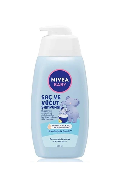 NIVEA NIVEA  Baby Saç Ve Vücut Şampuanı 500 ml - Resim 4