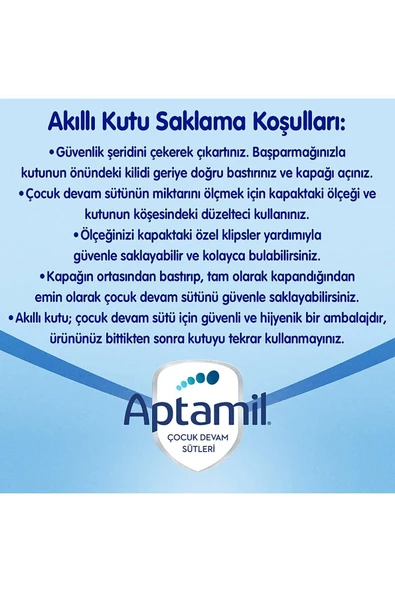APTAMİL APTAMİL  4 Çocuk Devam Sütü 800x2 G 1 Yaş+Akıllı Kutu - 7