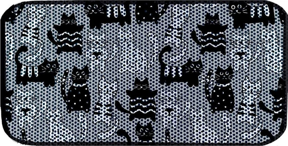 Aktunç Elekli Tuvalet Desenli Önü Kedi Kumu Paspası 60X120 cm DESEN 8