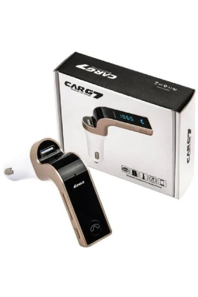 Car G7 Charger Bluetooth Araç Kiti Çakmaklık Sarjı - Resim 4