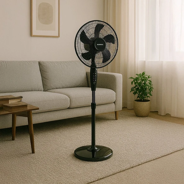 Kumtel KTF-330 Vantilatör - Siyah - 45 Watt - 4