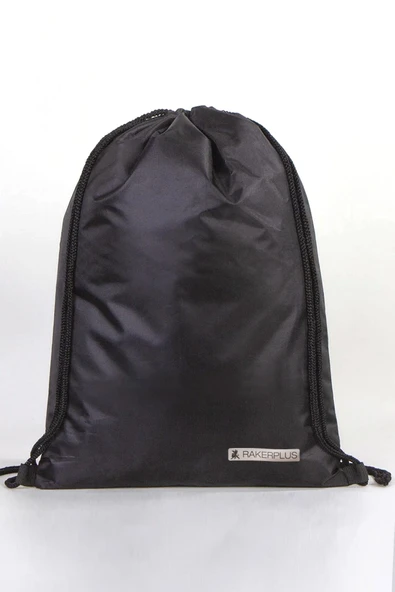 Rakerplus Siyah 32x45 cm Su Geçirmez Büzgülü Krampon ve Spor Çantası