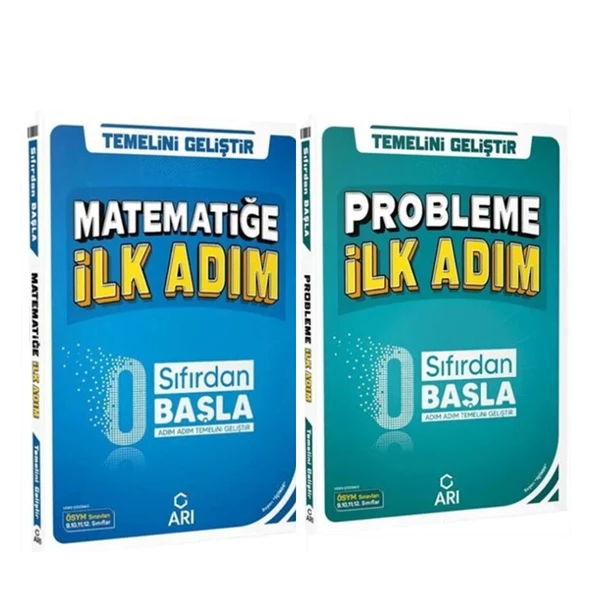 Arı Yayınları 0 Sıfırdan Başla Matematiğe ve Probleme İlk Adım Seti 2 Kitap ürün görseli 1