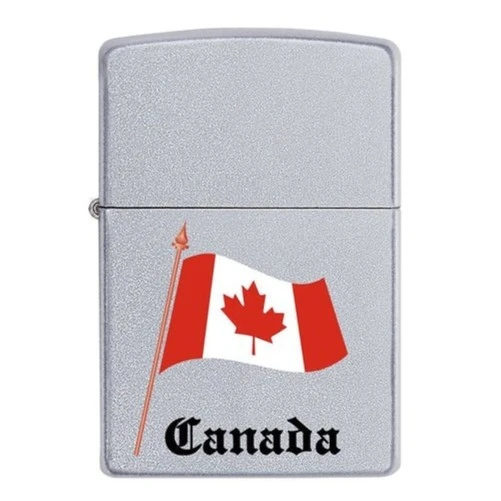 Zippo Canada Flag - Kanada Bayrağı Dizayn Çakmak - Resim 2