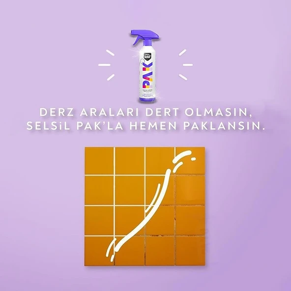 Selsil Pak Mucize Köpük Sprey Yüzey Temizleyici 500 ML - 3