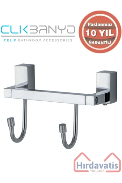 ÇELİK BANYO Paslanmaz Pirinç Swwor Bornozluk Çiftli ürün görseli