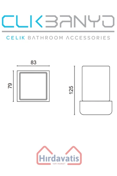 ÇELİK BANYO Paris DKP Setüstü Diș Fırçalık Mat Siyah - Resim 2