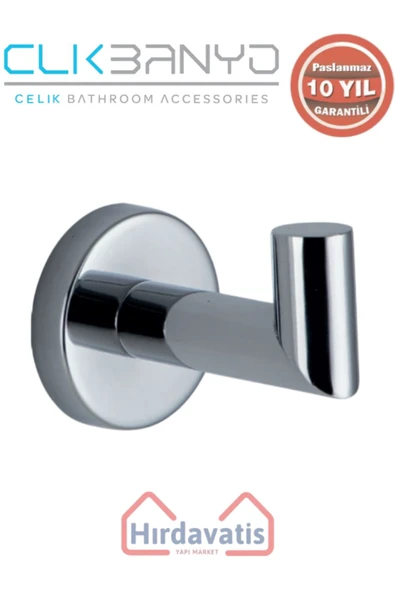 ÇELİK BANYO Paslanmaz Pirinç Flora Bornozluk Tekli - Resim 3