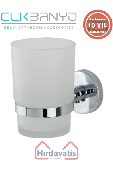 ÇELİK BANYO Paslanmaz Pirinç Karaca Fırçalık ürün görseli 1