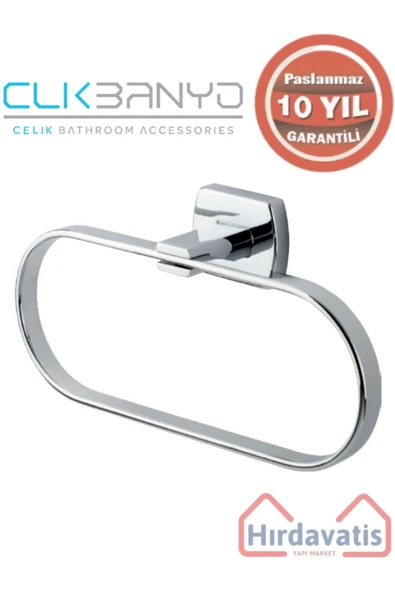 ÇELİK BANYO Paslanmaz Pirinç Milano Oval Havluluk ürün görseli