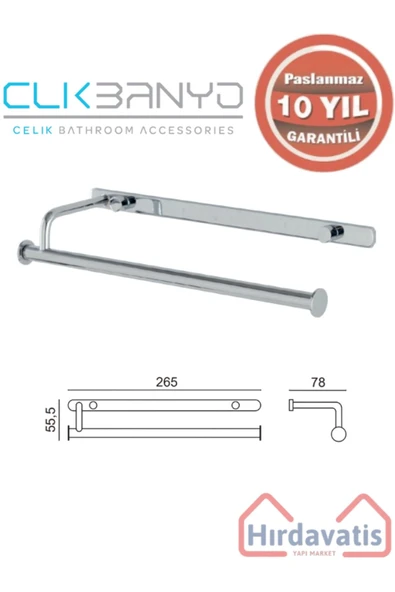 ÇELİK BANYO Paslanmaz Pirinç Vera Açık Havluluk ürün görseli