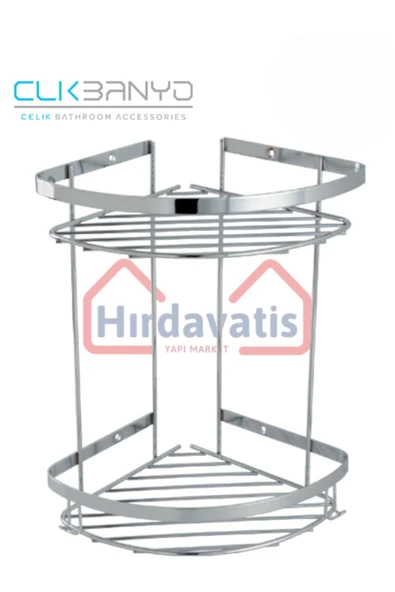 CLK BANYO Çelik Zerrin 304 Ikili 19x19cm ürün görseli 1