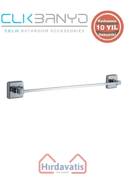 ÇELİK BANYO Paslanmaz Pirinç Kumru Uzun Havluluk 50cm - Resim 2