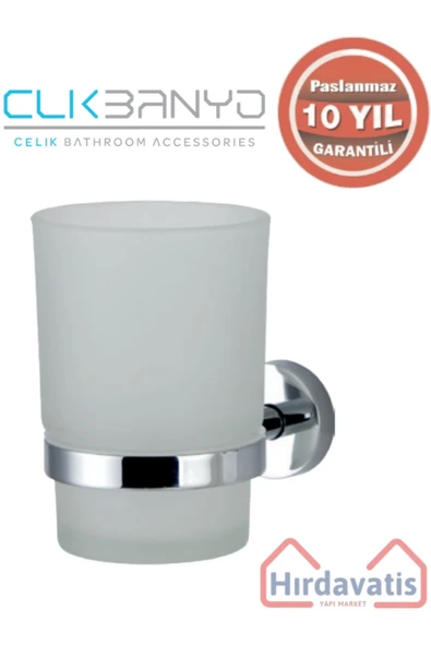 ÇELİK BANYO Paslanmaz Pirinç Eser Diş Fırçalık ürün görseli 1