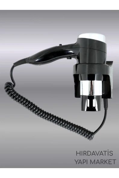 Xinda ES5527 EASTON KORDONLU SAÇ KURUTMA MAKİNESİ SİYAH - Resim 2