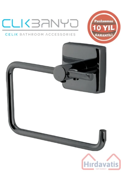 ÇELİK BANYO Paslanmaz Pirinç Vizyon Açık Kağıtlık Mat Siyah ürün görseli