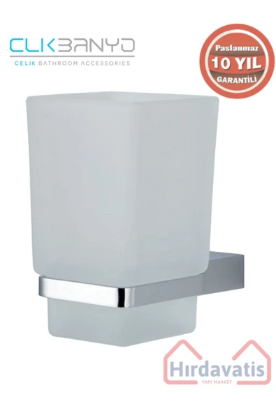 ÇELİK BANYO Paslanmaz Pirinç Titanik Diş Fırcalık 10 Yıl Paslanmaz Garantili ürün görseli