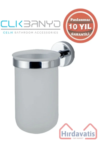 ÇELİK BANYO Paslanmaz Pirinç Eser Diş Fırçalık ürün görseli 1