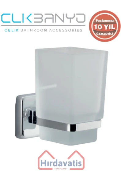 ÇELİK BANYO Paslanmaz Pirinç Kumru Diş Fırçalık - Resim 3