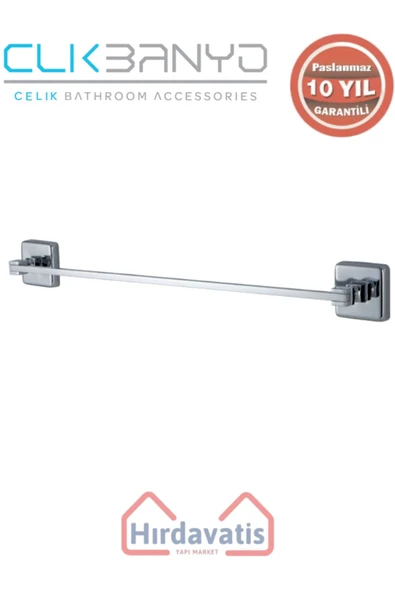 ÇELİK BANYO Paslanmaz Pirinç Kumru Uzun Havluluk 50cm ürün görseli