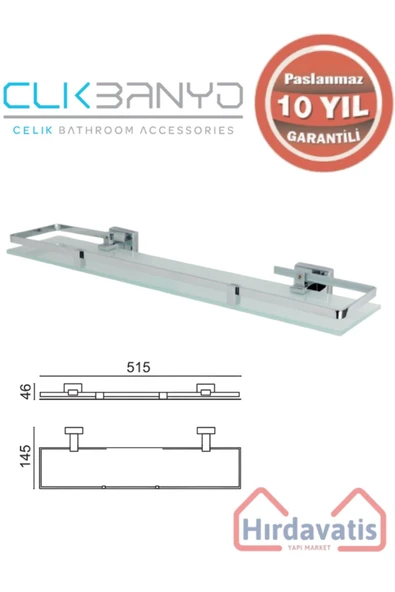 ÇELİK BANYO Paslanmaz Pirinç Tamay Etejer ürün görseli