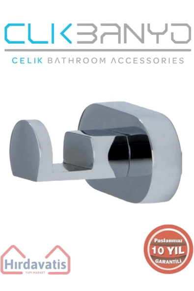 ÇELİK BANYO Paslanmaz Pirinç Zirve Tekli Askılık ürün görseli 1