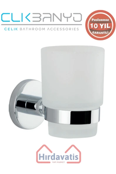 ÇELİK BANYO Paslanmaz Pirinç Flora Diş Fırçalık - Resim 3