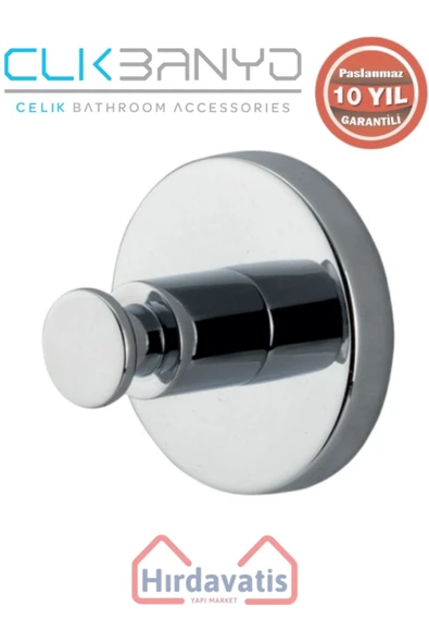 ÇELİK BANYO Paslanmaz Pirinç Flora Bornozluk Tekli ürün görseli