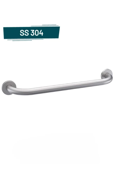 HIRDAVATİS YAPI MARKET Yaşlı Hasta Bedensel Engelli Tutunma Barı Küvet Tutamağı Paslanmaz Banyo Wc Tutamağı Mat Krom 60 cm - Resim 2