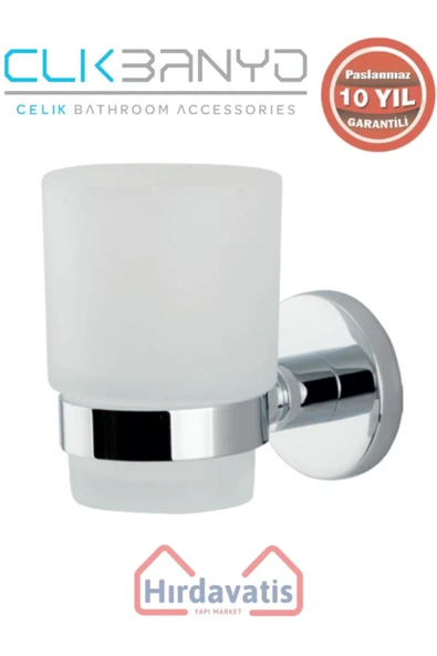 ÇELİK BANYO Paslanmaz Pirinç Flora Diş Fırçalık ürün görseli 1