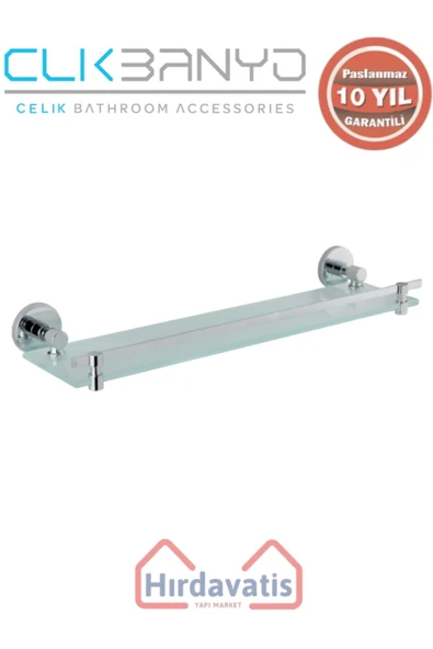 ÇELİK BANYO Paslanmaz Pirinç Flora Etajer Krom - Resim 3