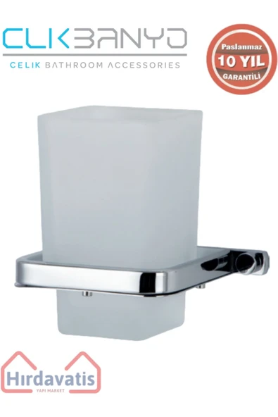 ÇELİK BANYO Paslanmaz Pirinç Mercan Diş Fırçalık ürün görseli