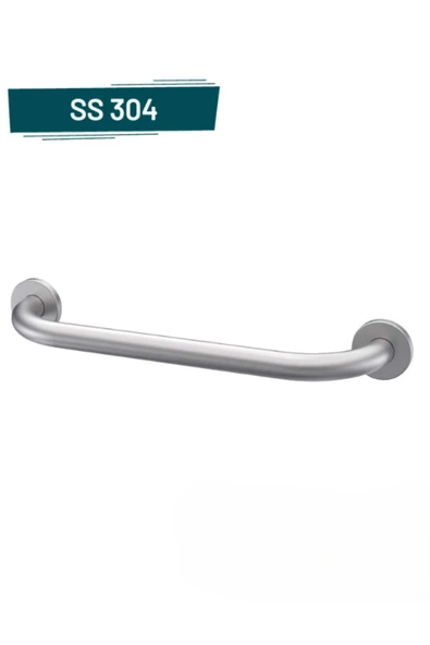 HIRDAVATİS YAPI MARKET Tutunma Barı Küvet Tutamağı Paslanmaz Banyo Wc Tutamağı Mat Krom 50 cm ürün görseli 1