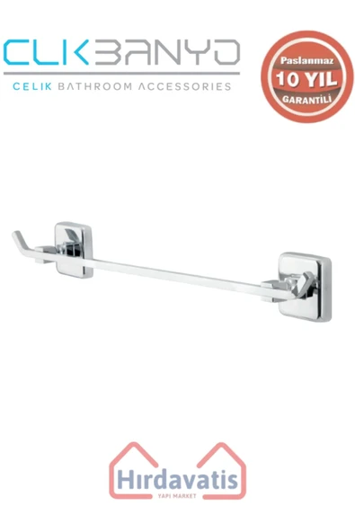 ÇELİK BANYO Paslanmaz Pirinç Kumru Uzun Havluluk 50cm ürün görseli