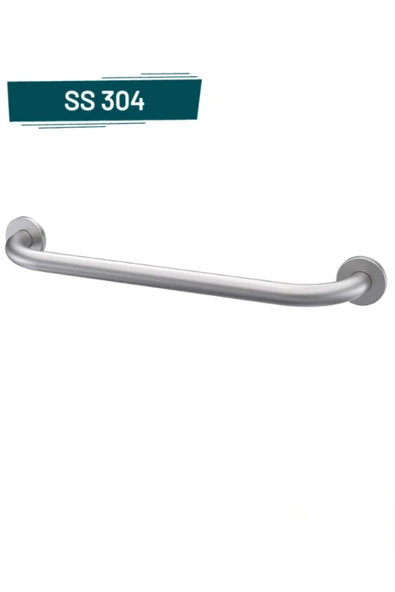 HIRDAVATİS YAPI MARKET Yaşlı Hasta Bedensel Engelli Tutunma Barı Küvet Tutamağı Paslanmaz Banyo Wc Tutamağı Mat Krom 60 cm ürün görseli