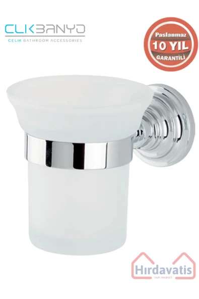 ÇELİK BANYO Paslanmaz Pirinç Ottoman  Di? Fırçalık 10 Yıl Garantili ürün görseli