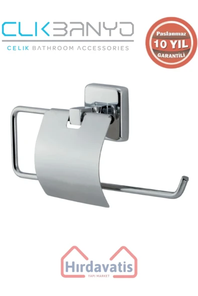 ÇELİK BANYO Paslanmaz Pirinç Kumru Geniș Kapaklı Kağıt Havluluk ürün görseli 1