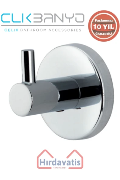 ÇELİK BANYO Paslanmaz Pirinç Flora Tekli Askılık ürün görseli