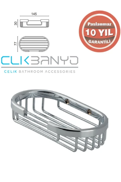 ÇELİK BANYO SÜMBÜL  TEL SABUNLUK ürün görseli