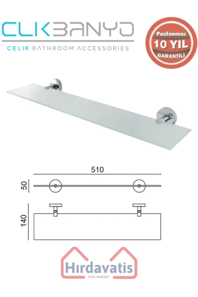ÇELİK BANYO Paslanmaz Pirinç Dilek Etajer ürün görseli