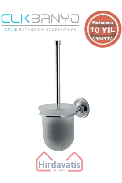 ÇELİK BANYO Paslanmaz Pirinç Marina Klozet Fırçası Küçük