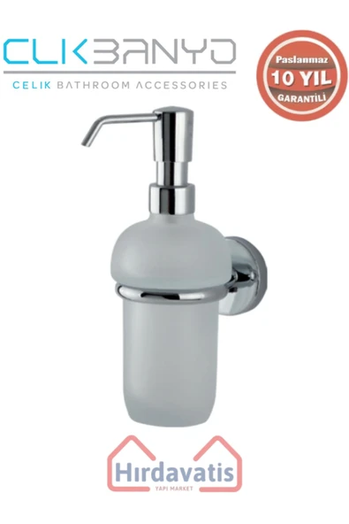 ÇELİK BANYO Paslanmaz Pirinç Dilek Montajlı Sıvı Sabunluk ürün görseli