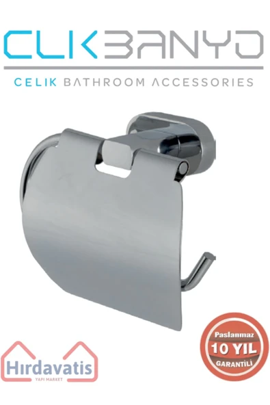 ÇELİK BANYO Paslanmaz Pirinç Zirve Kapaklı Kağıtlık ürün görseli