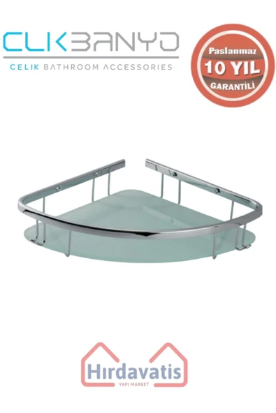 ÇELİK BANYO Paslanmaz Pirinç Karmina Camlı Oval Süngerlik Tekli 18x18cm Sabunluk Şampuanlık Ve Köşe Süngerlik ürün görseli