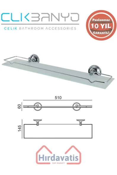 ÇELİK BANYO Paslanmaz Pirinç Bella Etejer Muahafazalı ürün görseli 1
