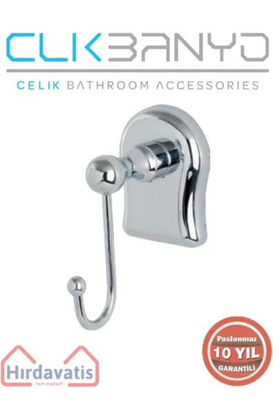 ÇELİK BANYO Paslanmaz Pirinç Lale Bornozluk Tekli ürün görseli